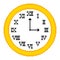 8-bit Pixel-art Roman Numeral Clock