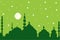 8 bit pixel art with the theme of the month of Ramadan