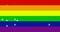 8 bit pixel transition in lgbt pride rainbow flag colors