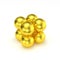 8 golden balls grouped 3D cube