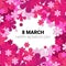 8 March International Women Day Greeting Card