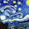 809 Starry Night Sky: A mesmerizing and celestial background featuring a starry night sky in deep and magical colors that create