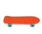 80s skateboard with side rails