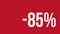 -81% - -90%. Set Of Expressive Sale Percentage.