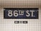 86th Street - NYC Subway