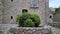 8K Old stone Fountain French Medieval Village