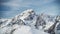 8K Rocky Summit Of Snowy Mount Logan