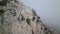 8K Stone Wall In Fog