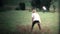 (8mm Vintage) 1954 Farmer Boys Playing Baseball In Yard. Iowa, 1954.