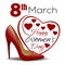 8th March. Happy Womens Day design