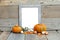 8x10 Vertical Frame Mockup, Halloween Styled Frame