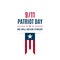 9/11 Patriot Day banner. USA Patriot Day card.