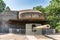 9.2 inch gun emplacement in bunker looking over sea, Darwin Australia