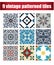 9 collection patterned Vintage tile