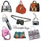 9 fashionable fashion women`s bags, fashion bags, bags of large and small sizes, soft bags and durable bags