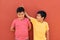 9-year-old Latino children get upset and bully each other as a form of physical, psychological, verbal abuse among students