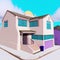 90s nineteens 1990s house architecture town graphic graphical colorful collage