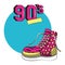 90s retro fashion women boot