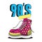90s retro fashion women boot