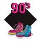 90s retro fashion women boot