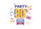 90s Retro Party Cartoon Background Illustration with Nineties Music, Sneakers, Radio, Dance Time and Tape Cassette in Trendy Style