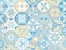 935_Moroccan pattern. Decor tile texture print mosaic oriental pattern with blue ornament arabesque