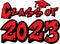 A2 Graffiti Class of 2023 red logo