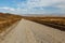 A367 highway passing in the Chui region, Kyrgyzstan