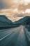 A4086 heading towards the Pass of Llanberis and Pen-y-pass.  Part of the Snowdonia National Park