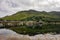 The A87 road bridge above Loch Long in Dornie town in Scotland near the Eilean Donan Castle