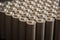 AA batteries background closeup view