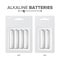 AA Batteries Packed Vector. Alkaline Battery In Blister. Realistic