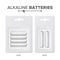 AAA Batteries Packed Vector. Alkaline Battery In Blister. Realistic