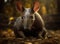 Aardvark portrait created with Generative AI technology