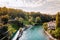 Aare river shot from Untertorbrucke bridge, Bern - Switzerland