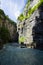 Aareschlucht in the Swiss mountains bernese oberland