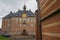 AARHUS, DENMARK: Courthouse. Beautiful buildings in the historic center of the city