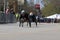 Aaron Pike Jorda left and Madera jimenezz center races in the Boston Marathon on April 17, 2017