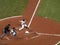 Aaron Rowand batter takes a swing at a pitch