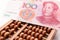 Abacus and china banknote