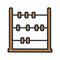 Abacus icon, calculate, math, mathematics