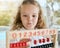 Abacus, math and kid learning numbers development with play beads, fun calculator and educational game. Happy, curious