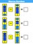 Abacus Soroban kids learn numbers with abacus, math worksheet for children Vector Illustration