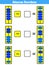 Abacus Soroban kids learn numbers with abacus math worksheet for children Vector Illustration