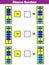 Abacus Soroban kids learn numbers with abacus math worksheet for children Vector Illustration