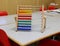 abacus to learn how to count numbers based on decimal or base te