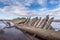 The Abana shipwreck near Blackpool, Lancashire