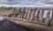 The Abana shipwreck near Blackpool, Lancashire