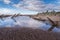 The Abana shipwreck near Blackpool, Lancashire