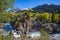 Abandon Crystal Mill in Colorado mountain